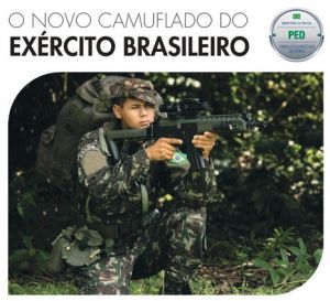 PED CONJUNTO CAMUFLADO ALTO DESEMPENHO EXÉRCITO BRASILEIRO (COM GORRO)-G