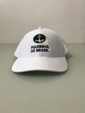 Boné Marinha do Brasil Nova Logo Branco