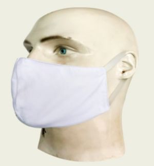 Máscara Social Antiviral e Antibacteriano de Proteção Permanente - Cor Branca