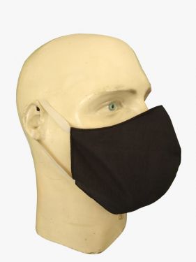 Máscara Social Antiviral e Antibacteriano de Proteção Permanente - Cor Preta