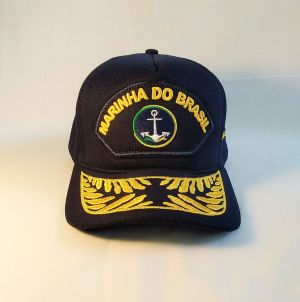 Boné Marinha do Brasil nova logo, Almirante de Esquadra